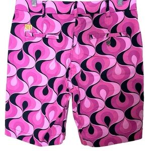 Loudmouth Pink and Black Teardrop Pants